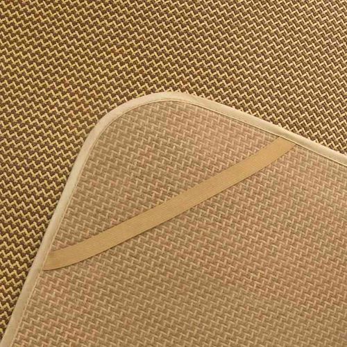 夏季新款冰丝藤席三件套可折叠家用凉席学生单人床空调席宿舍竹席