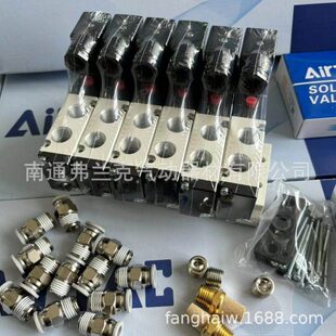 dc气动亚德客阀6的868-和v214只配位24v底座0接头0组插