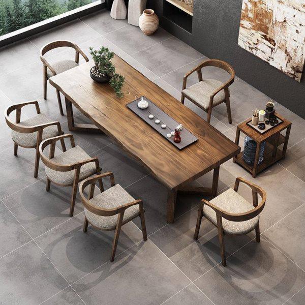 现简约实木茶桌椅组合公室接待泡茶桌室茶楼原木茶桌全套,商业/办公家具,茶台/茶桌,淘宝优惠券,粉丝福利购,淘宝优惠卷