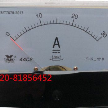 6直流电流表- 式30安装/B2 A74V 752C6C指针74984-G电表AT4 -M