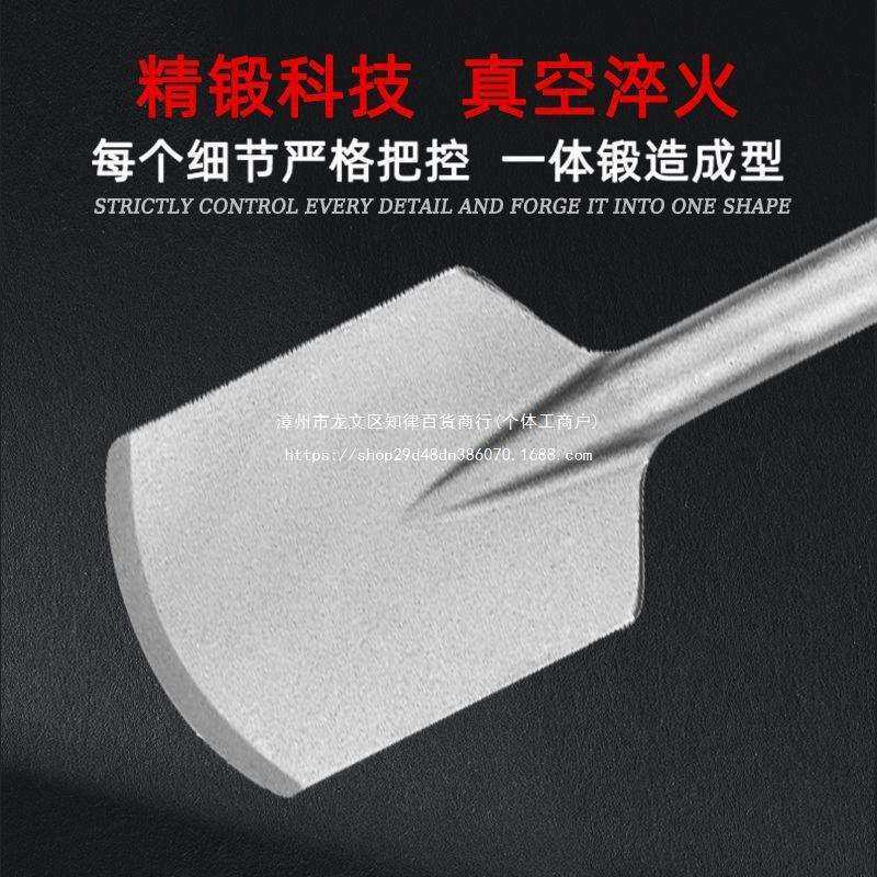 圆柄双孔凿子混凝土手打大号施工装修地面清理跨境电锤电镐凿E18