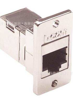 L-COM ECF504-SC5E 超5类屏蔽RJ45面板耦合器套件 连接器 现货
