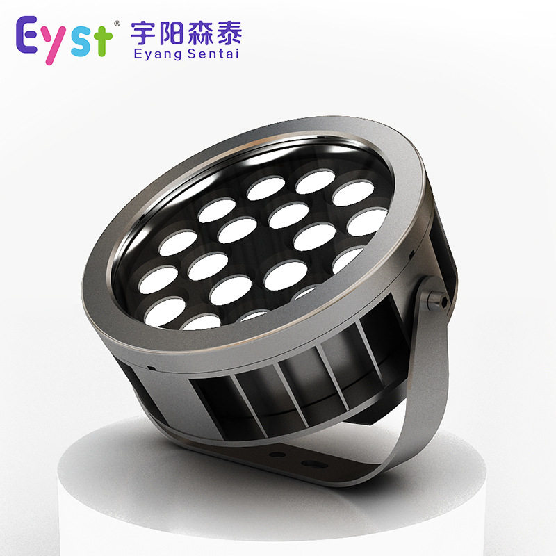 LED投光灯泛光灯照树灯插地灯鸟窝灯50W楼体亮化照柱灯圆形室外