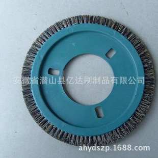 供应纺织机4mm尼龙丝毛刷 烧毛机毛刷 定型机毛刷轮 印染机毛刷