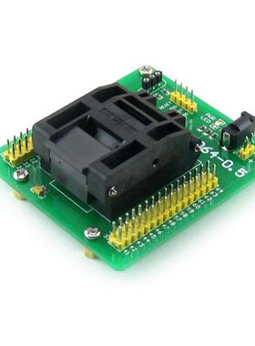 STM8-QFP64-0.5微雪STM8专用编程座烧写座QFP640.5mm原装座子