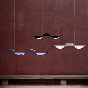 意大利简餐厅吊灯餐桌灯叶子长条客厅茶室设计师创意艺术吊灯客厅