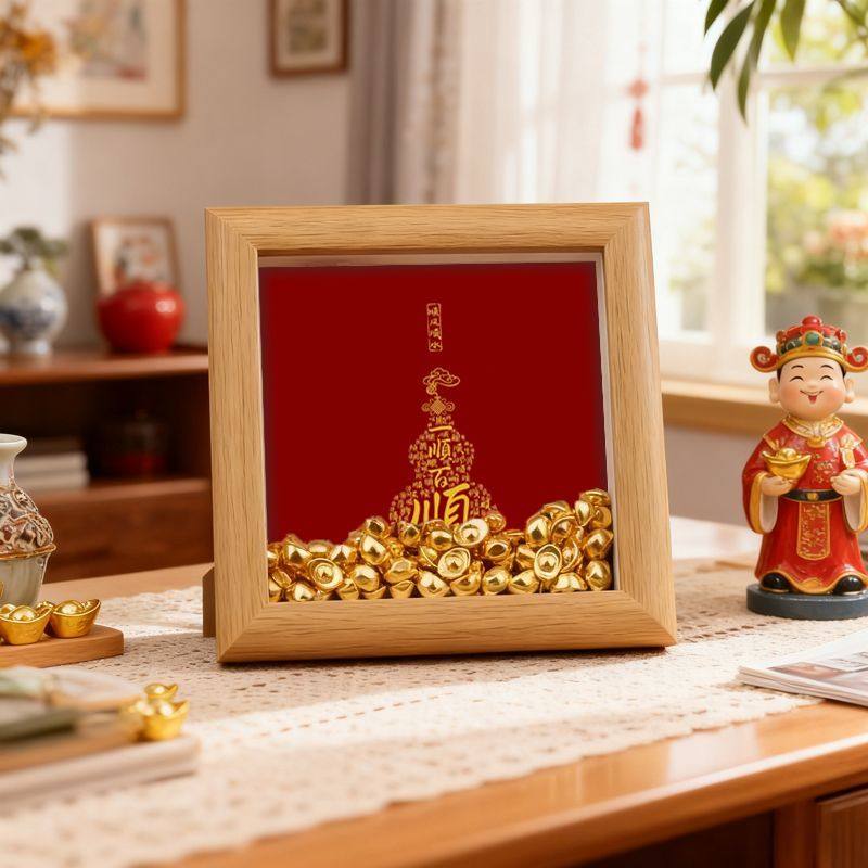 2026新年相框招财进宝摆件喜庆过年氛围摆件好寓意送朋友礼物,家居饰品,相框/画框,淘宝优惠券,粉丝福利购,淘宝优惠卷