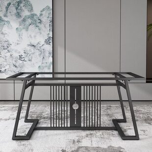 家用大理石茶桌茶台中式不锈钢沙发茶几办公桌腿桌脚岩支架实木板