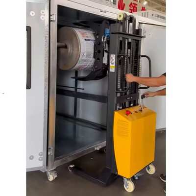 普尔夫350kg半电动抱夹堆高车无溶剂上料车凹印夹抱机上料卸料车