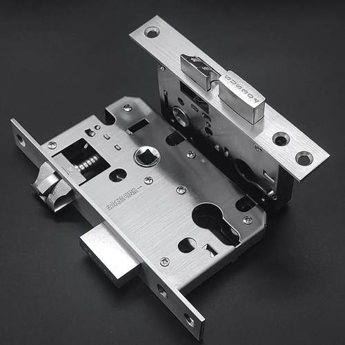 304不锈钢小50多功能房间门木门锁体大50锁体家用通用型全钢锁舌