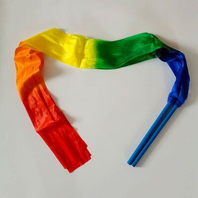 新款彩带舞彩带彩绸广场健身舞蹈甩绸儿童学生成人学校团队演包邮