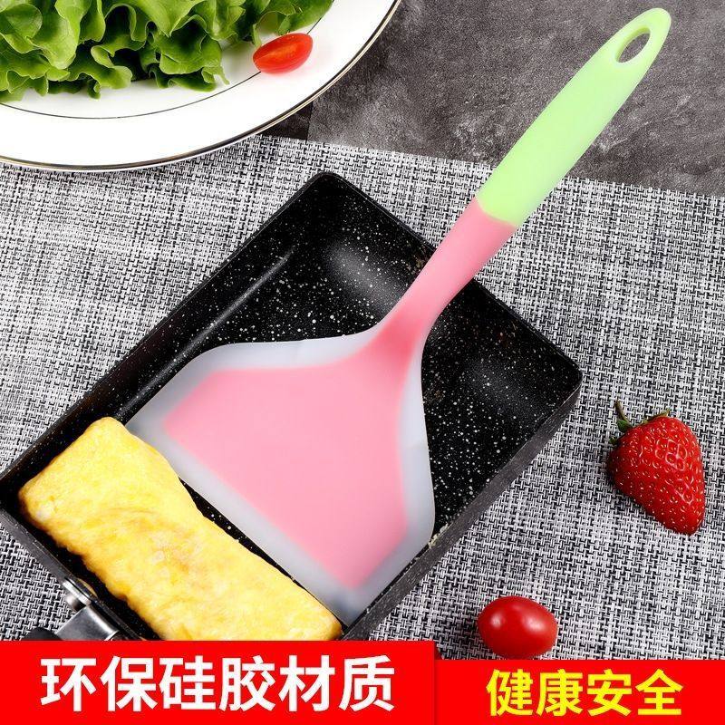 烙饼硅胶铲子不粘锅玉子烧专用不伤锅煎铲油刷耐高温家用煎饼#6