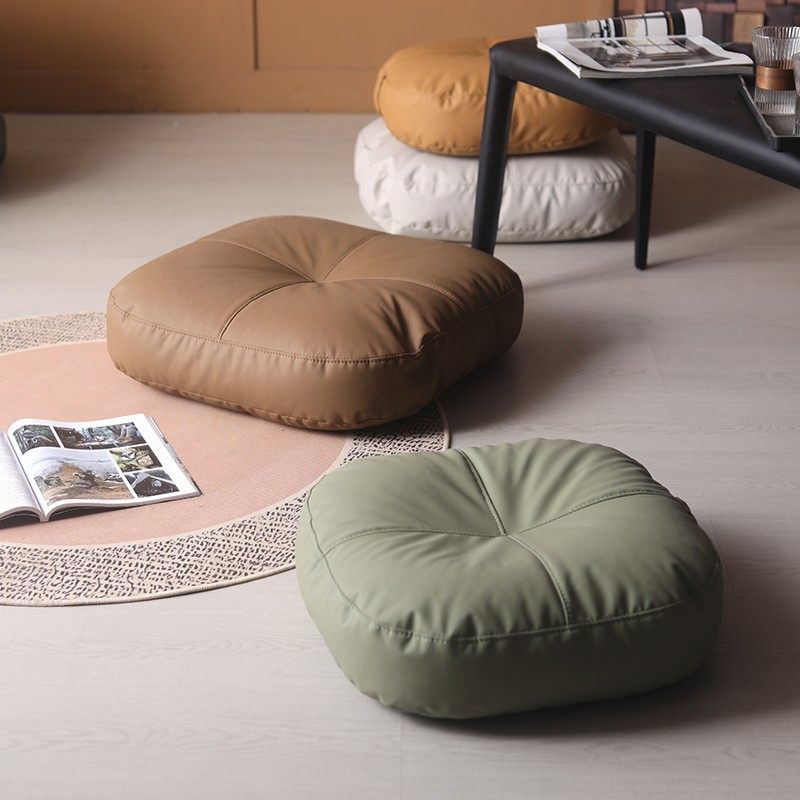 日式蒲团皮质地上坐垫懒人榻榻米飘窗垫客厅坐墩家用多用打坐垫子,居家布艺,蒲团,淘宝优惠券,粉丝福利购,淘宝优惠卷