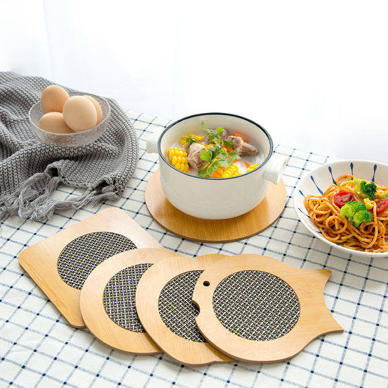 欧式木质餐桌防烫隔热垫家用锅碗厨房砂锅西餐餐垫,餐饮具,餐垫,淘宝优惠券,粉丝福利购,淘宝优惠卷