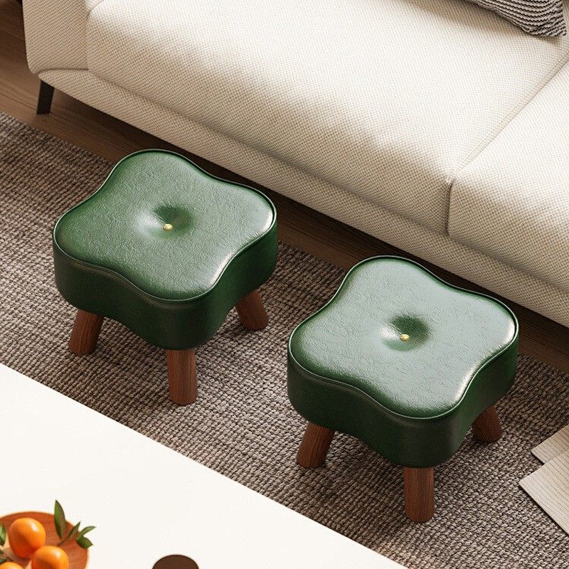 小凳子家用矮凳客厅高级感实木板凳简约门口换鞋凳软包沙发凳代发,住宅家具,矮凳,淘宝优惠券,粉丝福利购,淘宝优惠卷