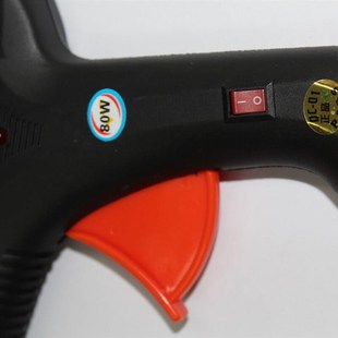 热胶胶 枪枪 热熔胶枪 胶0W黑p色胶枪 送.10根胶棒 6条