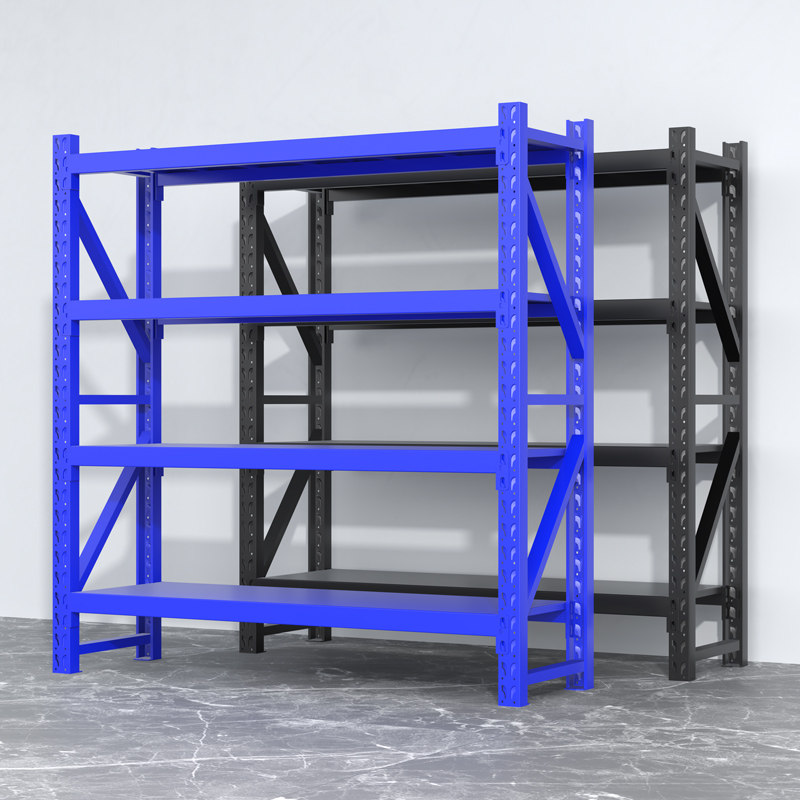 神锐加厚中型重型货架仓库仓储货架家用储物架工厂仓库定制铁架子