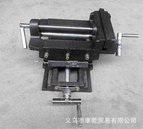 新品品台式钻床铣床钻床用台钳3寸钻铣十字平口钳台虎钳机床用老