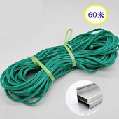 门料密封条密封50铝型材料净化皮门空料 中配件门门密封条净化 条