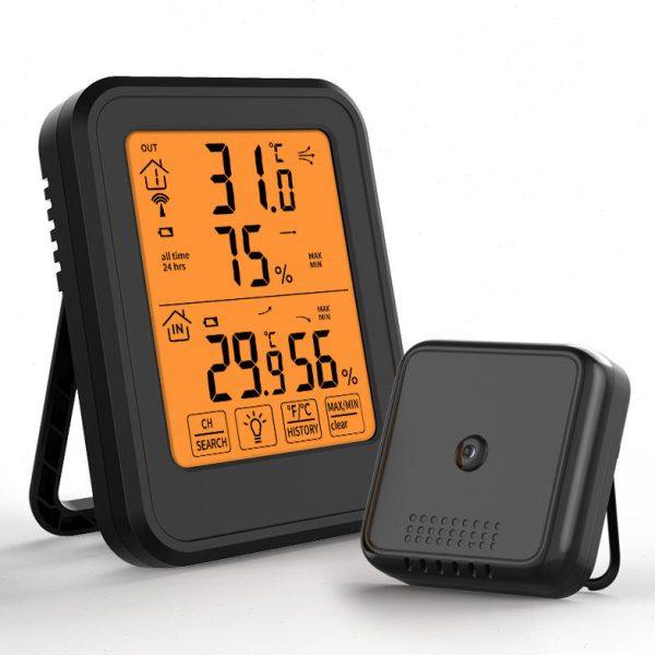 新款电子无线传输室内外温湿度计防水智能触屏磁吸背光温度记录仪,五金/工具,温湿度计,淘宝优惠券,粉丝福利购,淘宝优惠卷