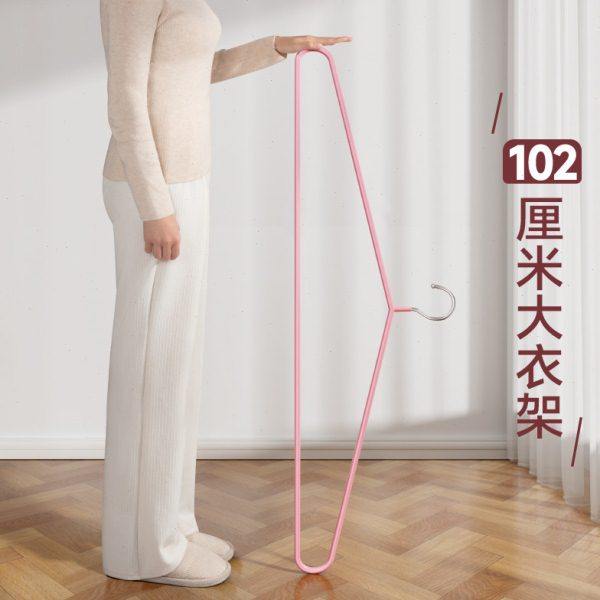 不锈钢家用大衣架晒被子床单专用长衣架宿舍阳台凉晾被套加大实心,收纳整理,金属衣架,淘宝优惠券,粉丝福利购,淘宝优惠卷