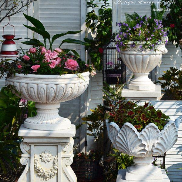 欧式高档罗马柱子花盆别墅门口大号落地阳台庭院花园底座摆件花架,家居饰品,户外/庭院摆件,淘宝优惠券,粉丝福利购,淘宝优惠卷
