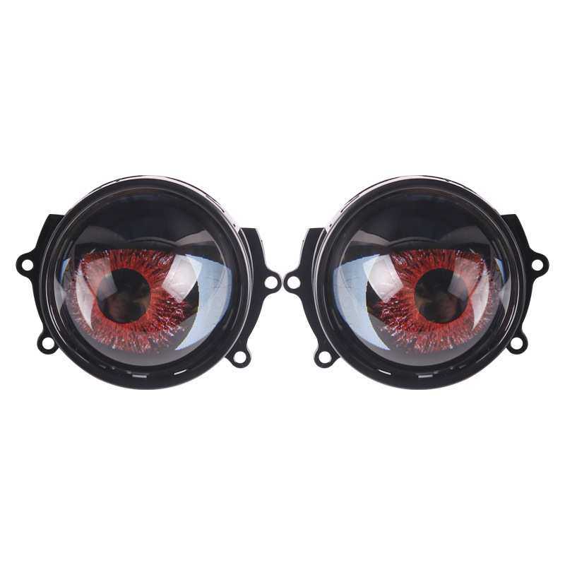 新款汽车动态恶魔眼大车灯LED透镜改装鹰眼灯3寸12V九号车改装,3C数码配件,USB灯,淘宝优惠券,粉丝福利购,淘宝优惠卷