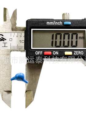 安规电容 Y1电容 471K 400V 10% 470PF P=10MM 蓝色电容 优势直销