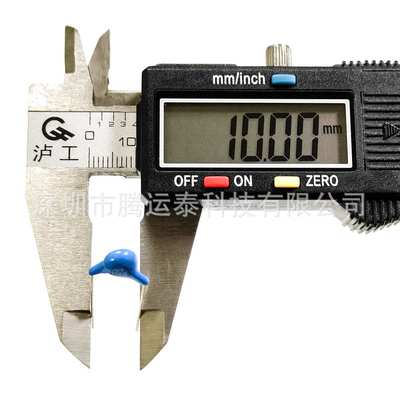 安规电容 Y1电容 471K 400V 10% 470PF P=10MM 蓝色电容 优势直销
