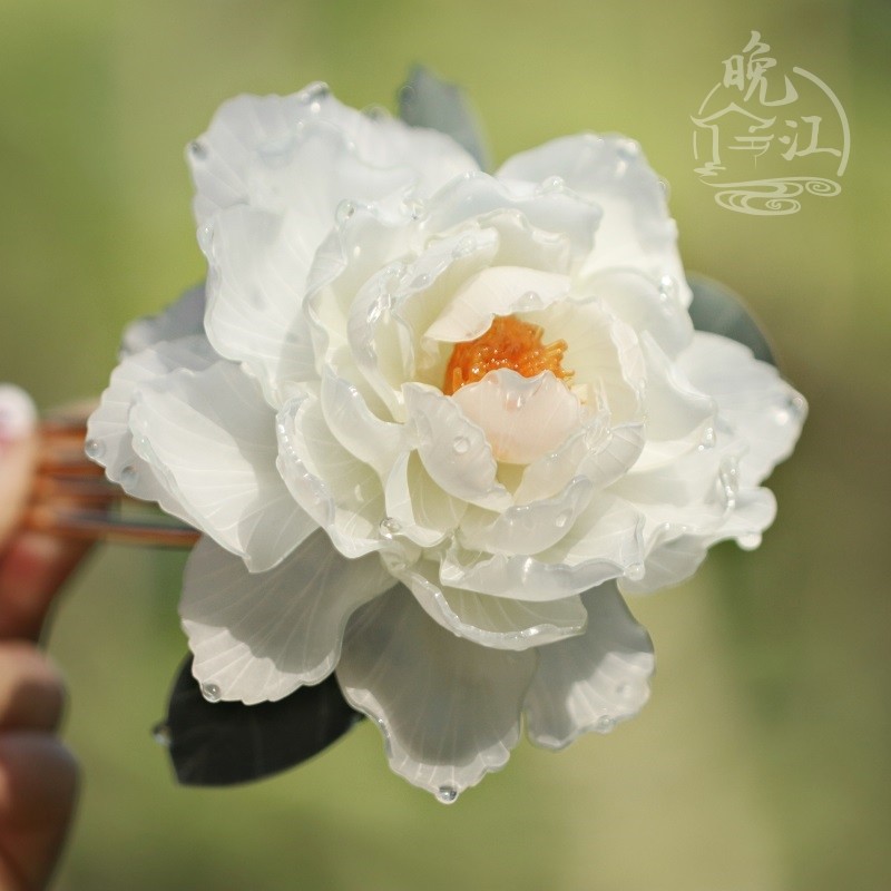 白牡丹 热缩花簪发钗簪子古风发饰汉服发饰步摇发簪u型钗子简约女,饰品/流行首饰/时尚饰品新,发饰,淘宝优惠券,粉丝福利购,淘宝优惠卷