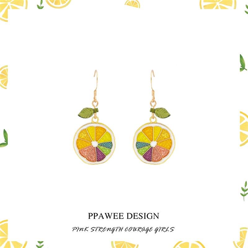 适合夏天的黄色柠檬耳环金属耳饰圆圈水果耳饰彩色耳钉夸张耳夹女,饰品/流行首饰/时尚饰品新,耳环,淘宝优惠券,粉丝福利购,淘宝优惠卷