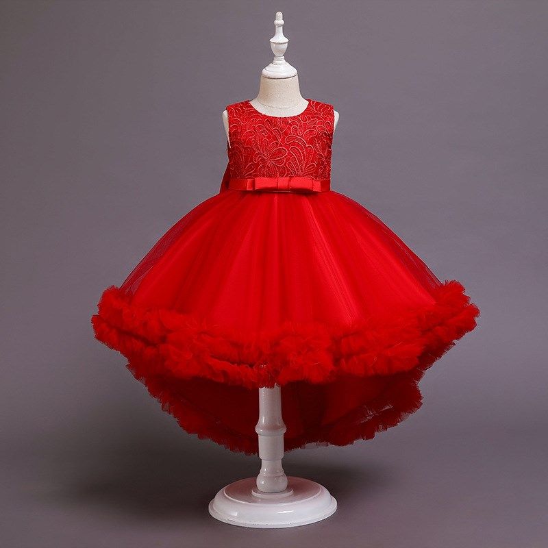 新款花童礼服儿童蕾丝公主裙拖尾蓬蓬裙女童燕尾婚纱礼服钢琴表演,童装/婴儿装/亲子装,儿童礼服,淘宝优惠券,粉丝福利购,淘宝优惠卷