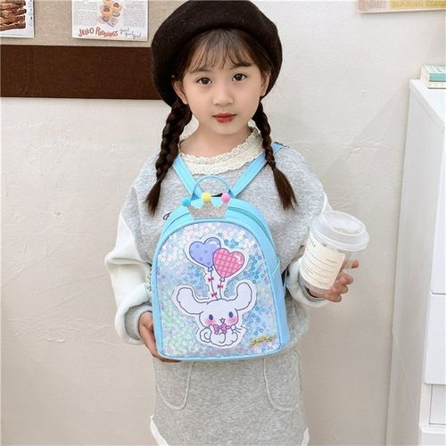 韩版儿童包包2024爆款萌娃可爱卡通女童双肩包时尚亮片女孩小背包