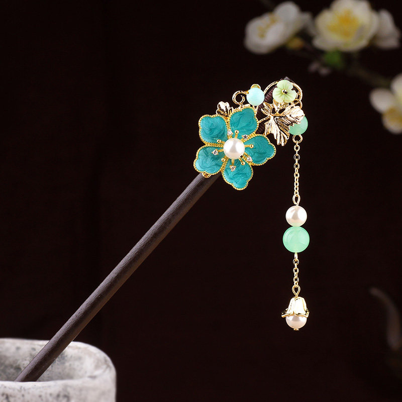 古装头饰民族风发簪流苏步摇饰品盘发簪子女古风百搭古典汉服发饰