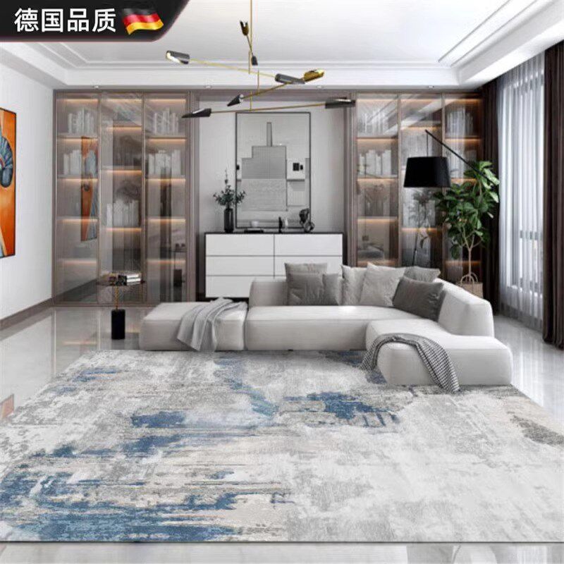 德国地毯客厅轻奢高级沙发茶几毯免洗可擦卧室2024新款地垫家用