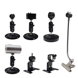 24种万向手调激光器支架12 15 16 26mm软管夹体磁铁散热灯架合集