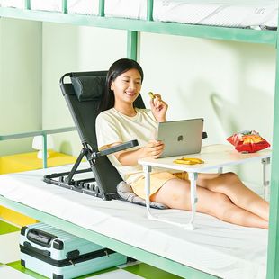 懒人沙发床上靠背椅加高午休可坐可折叠榻榻米单人阳台飘窗多功能