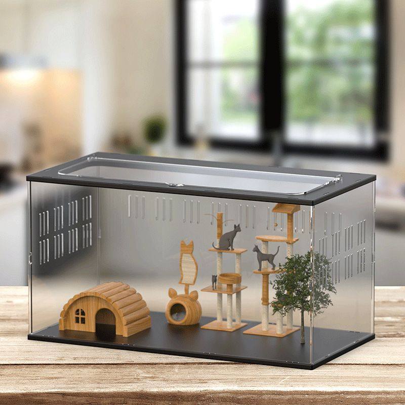 爬宠饲养箱亚克力蜗牛守宫蛇蝎子蜥蜴饲养盒高透明拼装款昆虫爬缸,宠物/宠物食品及用品,爬宠缸/箱,淘宝优惠券,粉丝福利购,淘宝优惠卷