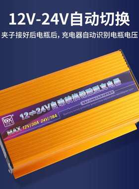 电动叉车充电器12V30A24V18A堆高车洗地机铅酸电池充电机多种规格
