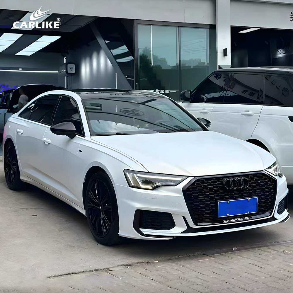 卡莱克幻彩珠光改色膜哑面曙光白变色龙白变金车身贴纸白变蓝贴膜