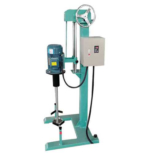 油漆乳胶漆仿石漆手摇升降分散机 18-25L花篮铁桶样板搅拌机