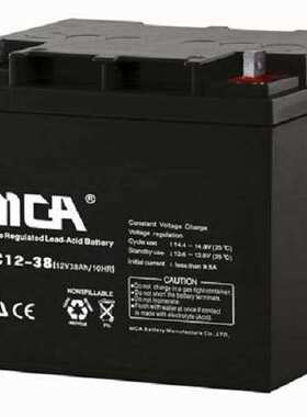 MCA蓄电池FC12-38 12V38AH 后备电源  数据基站  直流通信