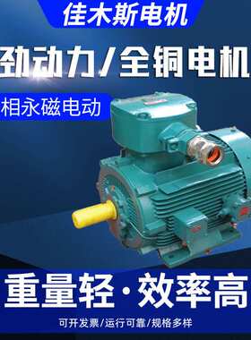 佳木斯电机马达TF(B)Y-80M1-4 低压隔爆型三相永磁同步发电机