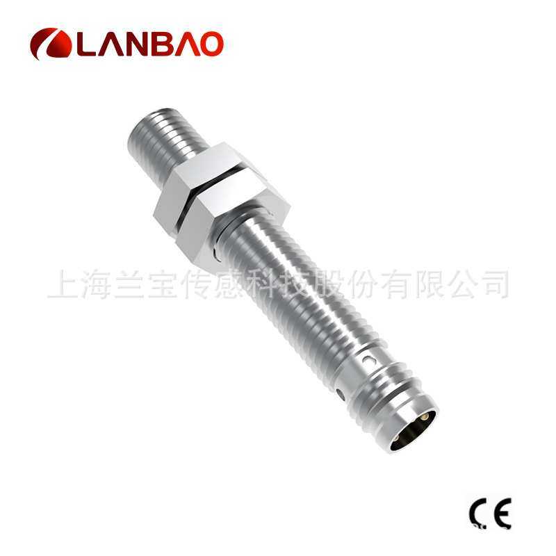 兰宝接近开关LR08-直流二线金属外壳防水插件NO/NC 电感式传感器