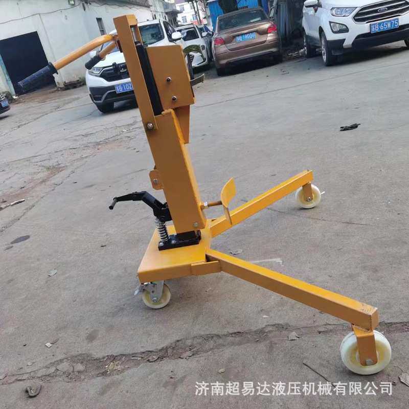 超易达DT350油桶车手动鹰嘴油桶车液压油桶搬运车