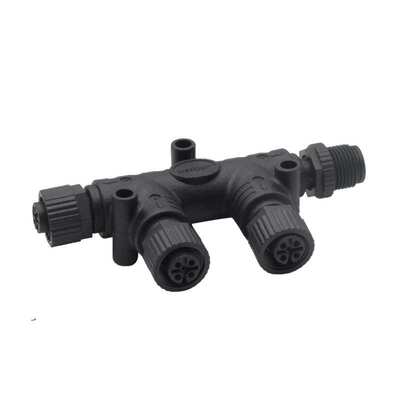 直销船舶发动机线束T型M12转换器防水连接器 nmea2000 电源线接头