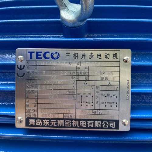 东元电机TEF3 100L1-4 AEMB3N