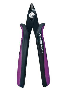 拓伏锐PC-1001S 斜嘴钳双色柄精密薄刃斜口钳子剪钳电子钳偏口钳