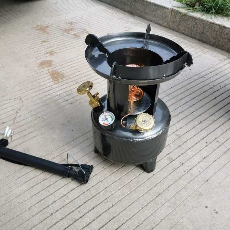 一体式柴油防风便携式户外家用车载炉具野营猛火省油卡式炉灶汽油