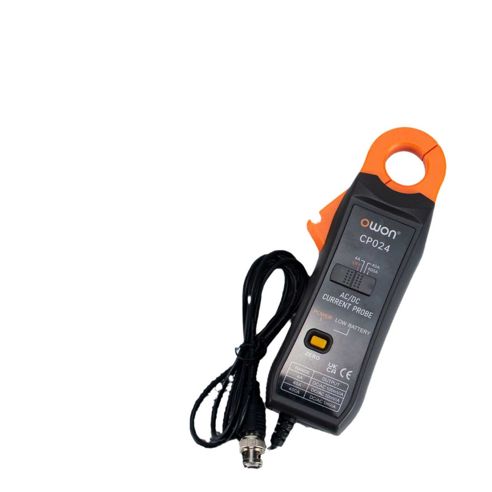 owon利利普示波器电流探头cp024/cp07 交直流检测电流钳bnc接口